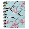 Note Book Spirax 511 A5 Ruled H/C Spiral Floral Pink