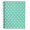 Note Book Spirax 511 A5 Ruled H/C Spiral Spot Green