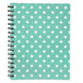 Note Book Spirax 511 A5 Ruled H/C Spiral Spot Green