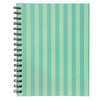 Note Book Spirax 511 A5 Ruled H/C Spiral Stripe Green