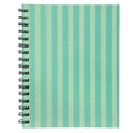 Note Book Spirax 511 A5 Ruled H/C Spiral Stripe Green