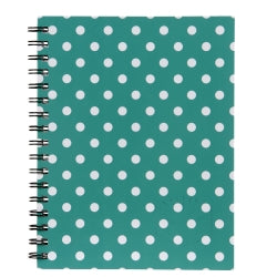 Note Book Spirax 511 H/Cover S/O Spots Aqua