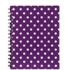 Note Book Spirax 511 H/Cover S/O Spots Purple