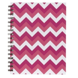 Note Book Spirax 511 H/Cover S/O Zigzag Blush