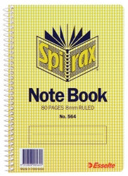 Note Book Spirax 564 165X114 S/O