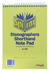 Note Book Spirax 566A S/Hand T/O