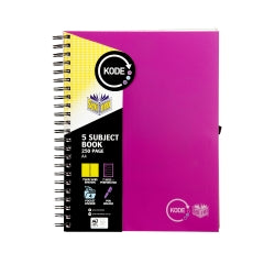 Note Book Spirax 250Pg A4 5 Subject P960 Kode Pink