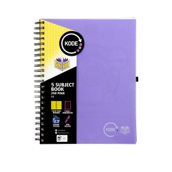 Note Book Spirax 250Pg A4 5 Subject P960 Kode Purple