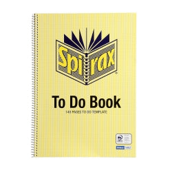 Note Book Spirax 706 A4 To Do 140Pg