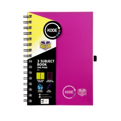 Note Book Spirax 200Pg A5 3 Subject P961 Kode Pink