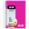 Note Book Spirax Pop A6 P943 400Pg Pink