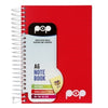 Note Book Spirax Pop A6 P943 400Pg Red