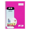 Note Book Spirax Pop A5 P944 200Pg Pink