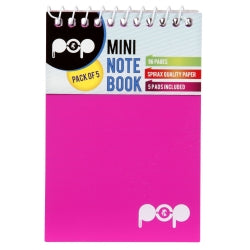 Note Book Spirax Pop Pocket P947 96Pg Pink