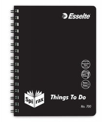 Note Book Spirax 701 A5 Things To Do S/O