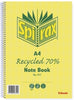 Spirax Recycled Note Book 811 A4 240P 5'S