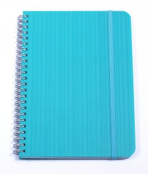 Note Book Quill Premium Pp A5 With Storage Pocket Aqua