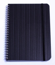 Note Book Quill Premium Pp A5 With Storage Pocket Black