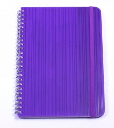 Note Book Quill Premium Pp A5 With Storage Pocket Purple