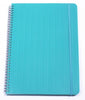 Note Book Quill Premium Pp A4 With Storage Pocket Aqua