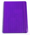 Note Book Quill Premium Pp A4  With Storage Pocket Purple