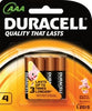 Battery Duracell Alk AAA 4