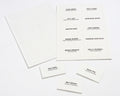 Name Badge Rexel Inserts Pk250