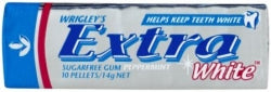 Conf Wrigleys Extra White Pellets P/ Mint