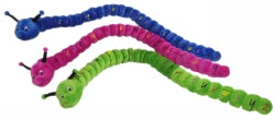 Soft Toy Elka Worm Alphabet Green/Blue/Pink