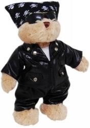 Soft Toy Elka Tic Toc Biker Bear Spike 30Cm