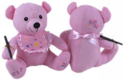 Soft Toy Elka Autograph Bear Pink Baby Girl 28Cm