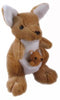 Soft Toy Aussie Kangaroo W/Joey  24Cm