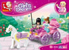 Toy Building Blocks Sluban Girls Dream Princess Carriage 99 Pcs