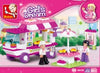 Toy Building Blocks Sluban Girls Dream Snack Car 102 Pcs