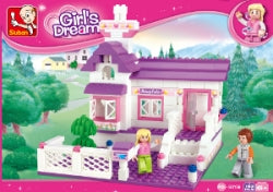 Toy Building Blocks Sluban Girls Dream Honey Cabin 193 Pcs