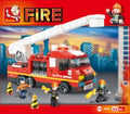 Toy Building Blocks Sluban Fire Aerial Ladder Truck 267 Pce