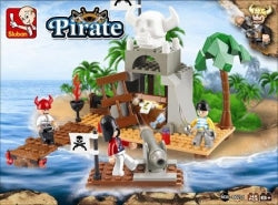 Toy Building Blocks Sluban Pirate Territory Guarding 142 Pcs