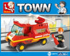 Toy Building Blocks Sluban Town Fire Engine 74 Pce