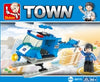 Toy Building Blocks Sluban Town Police Helicopter 85 Pce