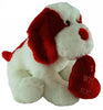 Soft Toy Elka Val 2014 Dog With Heart Red Trim