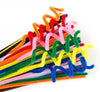 Chenille Stems Plain Colours Pk100