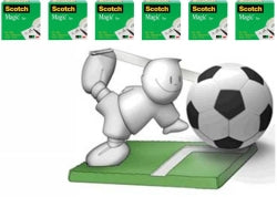 Tape Scotch Magic 810 19Mmx33M Boxed Buy 6 Pks Get Bonus C39 Soccer Dispens