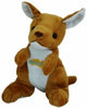 Soft Toy Elka Kangaroo Embroidered Australia 27Cm