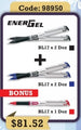 Pen Pentel 0.7Mm Rb Energel Bl17 2Dz Blk 2Dz Blu Bonus 1Dz Red