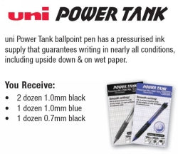 Pen Uni Rb Powertank 4 Dozen Bts Bulk Pack